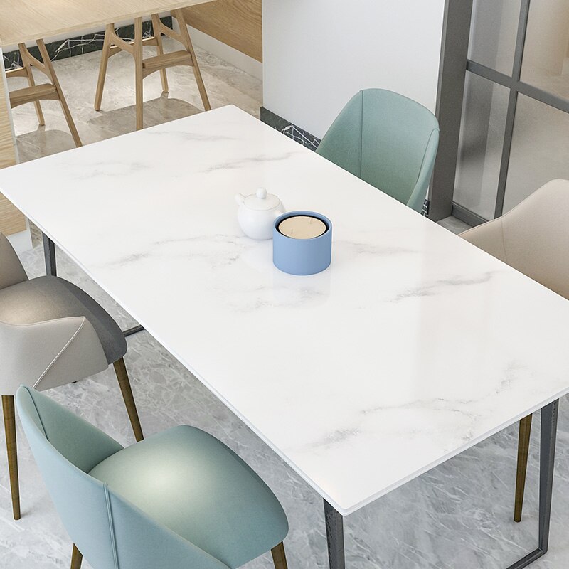 Classic Marble Pattern Wall Stickers Kitchen Stickers Waterproof Oilproof Protect Desktop One Piece Self Adhesive Wallpaper