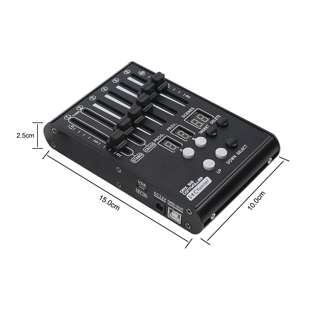 Mini Dmx Console 54 Kanalen Podium Verlichting Controller Dmx 512 Controller Voor Thuis Ktv Entertainment Dj Controle