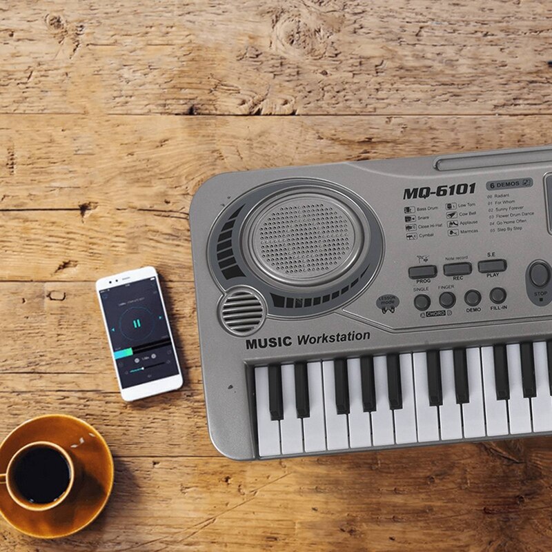 61-Key Keyboard Piano Piano Led Instrument Toetsenbord 21-Inch Muziek Onderwijs Dubbele Rij Elektronische Piano Kinderen beginner Elektr