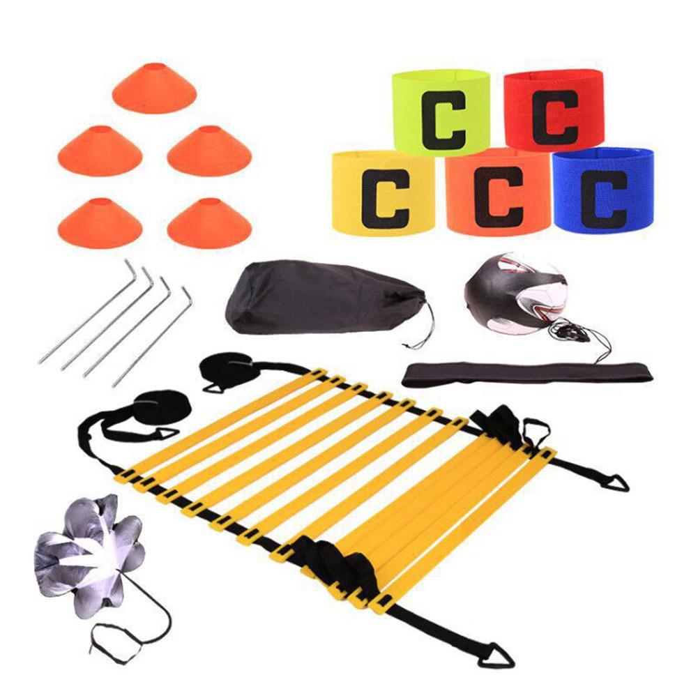 Sports Training Kit Speed Agility Ladder Multiple Purpose Training Set Resistance Parachute Exercise Equipment: Default Title