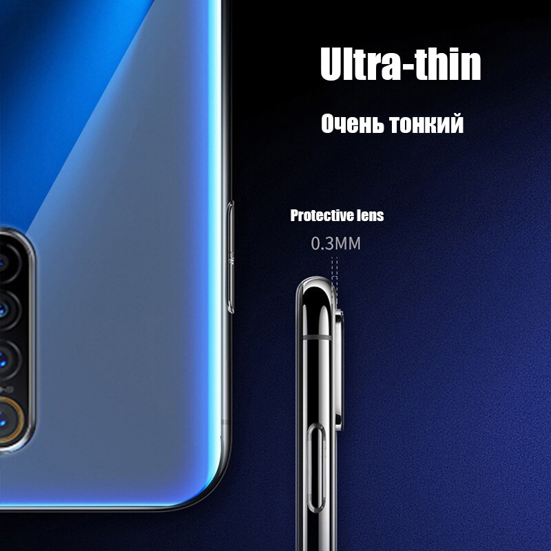 per Il caso di Realme X2 TPU Del silicone Durevole Trasparente Custodia Morbida Trasparente per Realme X2 pro protettiva Del Telefono Della Copertura Posteriore di TPU