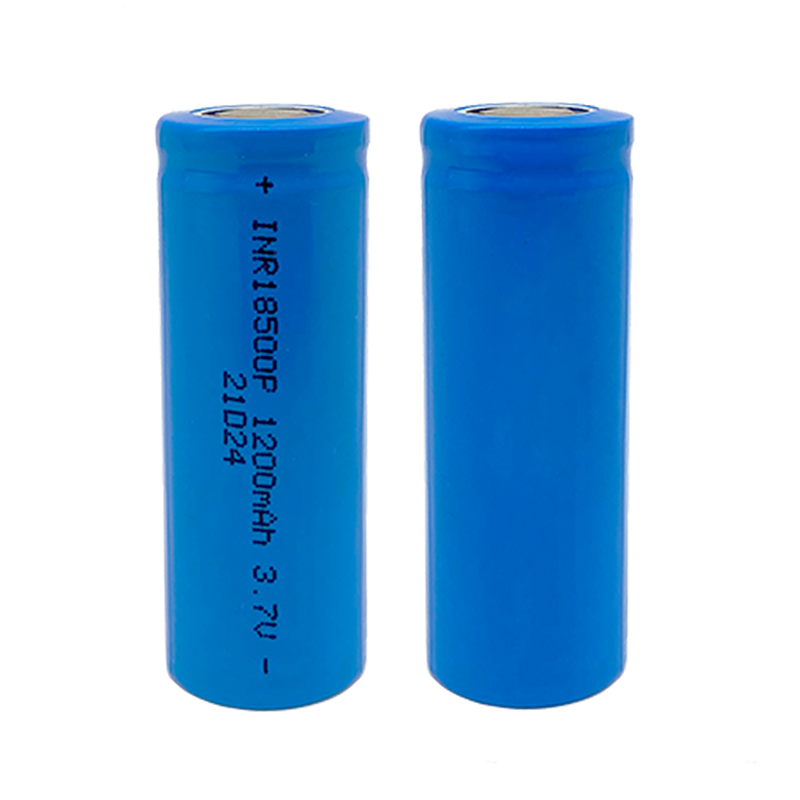 18500 battery 3.7V 1200mAh rechargeable lithium ion battery,3.7V For strong light flashlight anti-light special lithium battery
