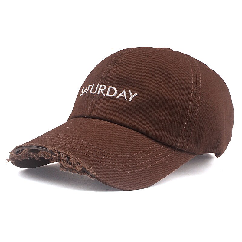 Xthree Zomer Vrouwen En Mannen Baseball Cap Zondag Tot Zaterdag Hoed Snapback Hoed Borduren Bone Cap Gorras Casual Casquette: Saturday