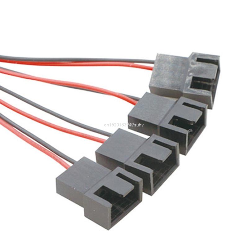 IDE 4Stift Stecker Molex auf kleine 4Stift Buchse Y Splitter Adapter Diskettenlaufwerk Netzteil Kabel Konverter für Gehäuselüfter