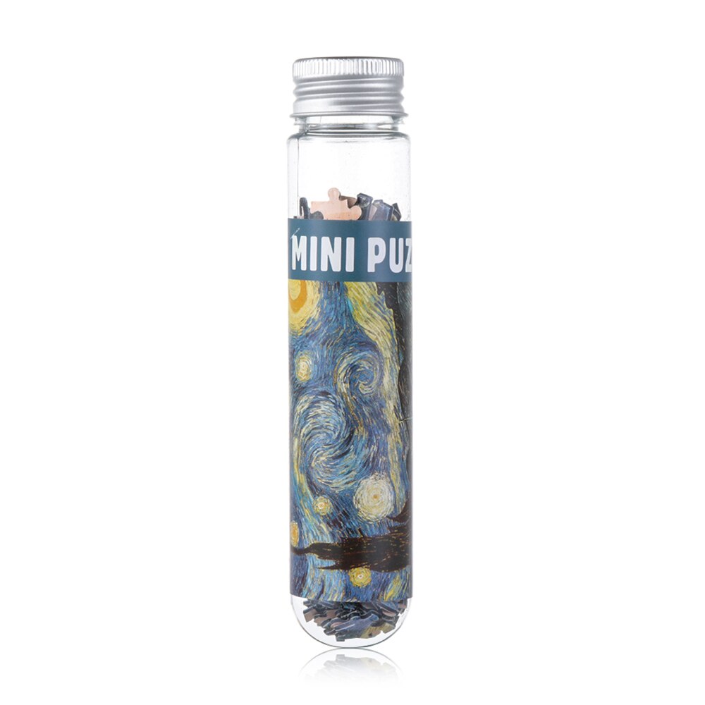 150 Pcs Mini Test Tube Jigsaw Puzzle Adults/Kids Landscapes Puzzle Game Toy Education Brain Decompress Toys: 1