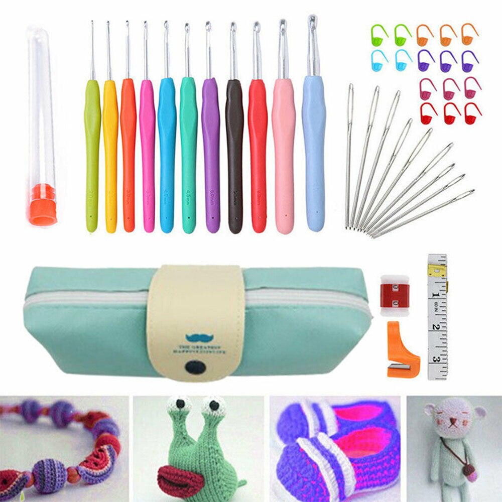 Doxiru Lot De 55 Crochets En Aluminium De 2,0 Mm à 10,0 Mm - Poignée E