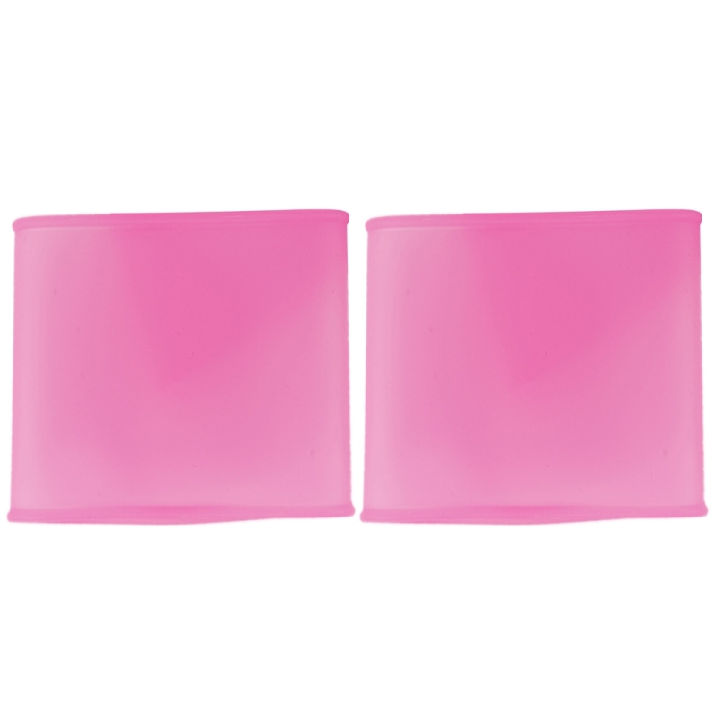 Silicone Football Leg Band Shin Pad Sleeves Slip Resistant Soccer Sock Holders Strap for Kid Adult Football Game: XS / Pink