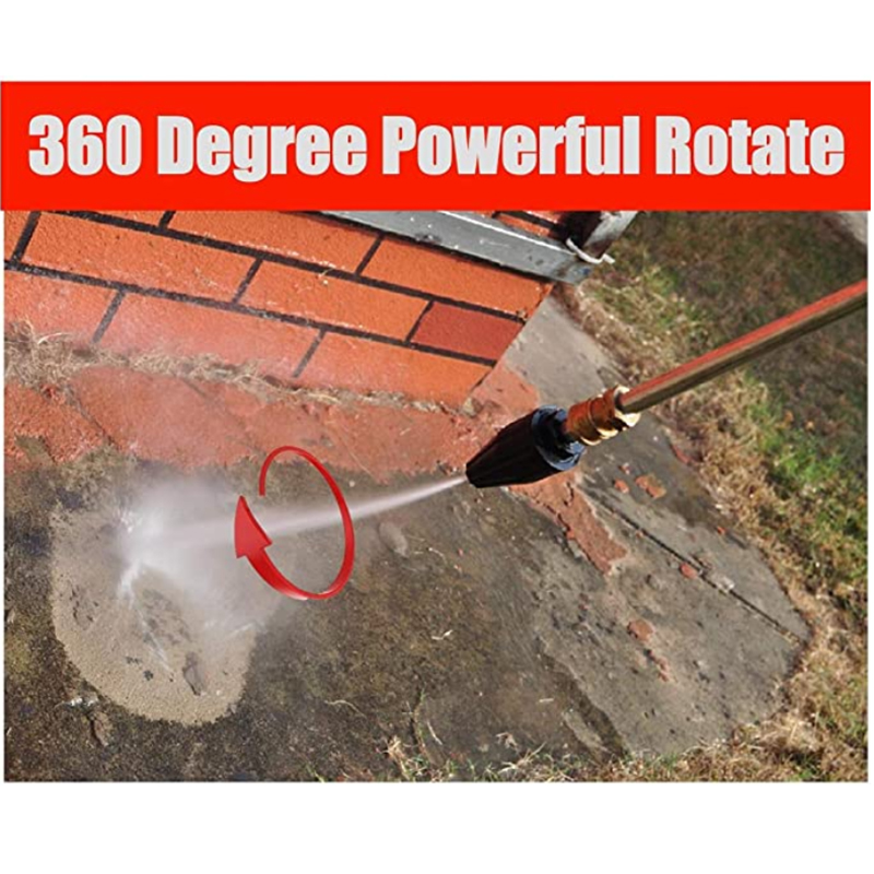 Pressure Washer with 5 Color Spray Nozzles&Rotating Turbo Nozzle, 19Inch Replacement Lance, for Nilfisk/ STIHL Calm Husqvarna