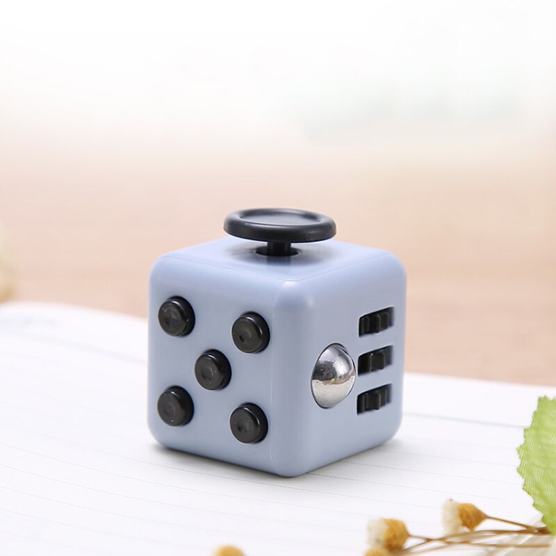 Decompression infinite Cube Fun adult toys decompression dice: Blue grey