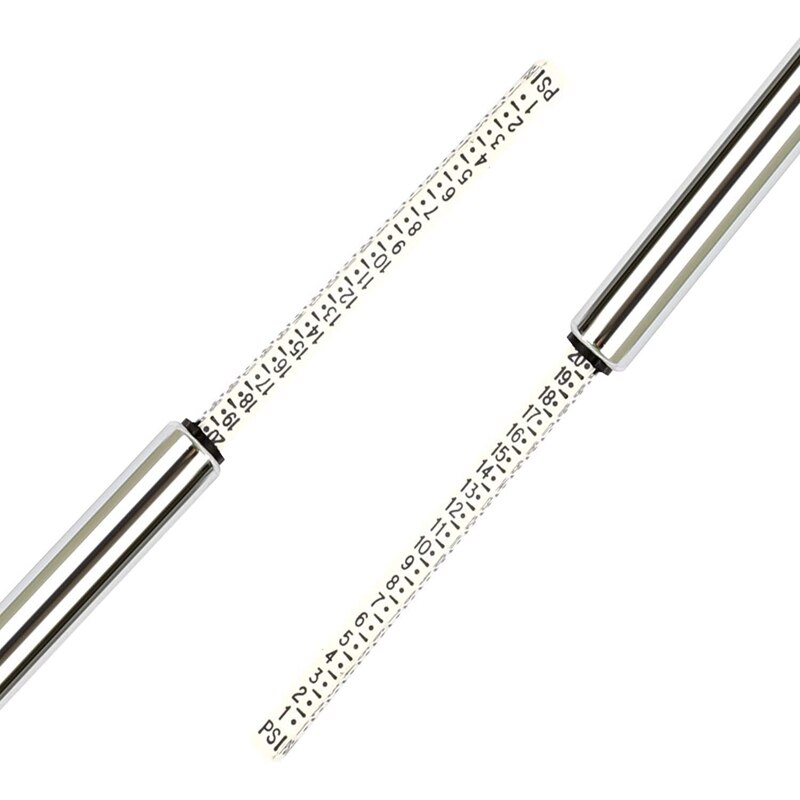 Low Pressure Pen Tire Gauge 1-20 PSI for Golf Carts, ATV's and Air Springs 5 Pack