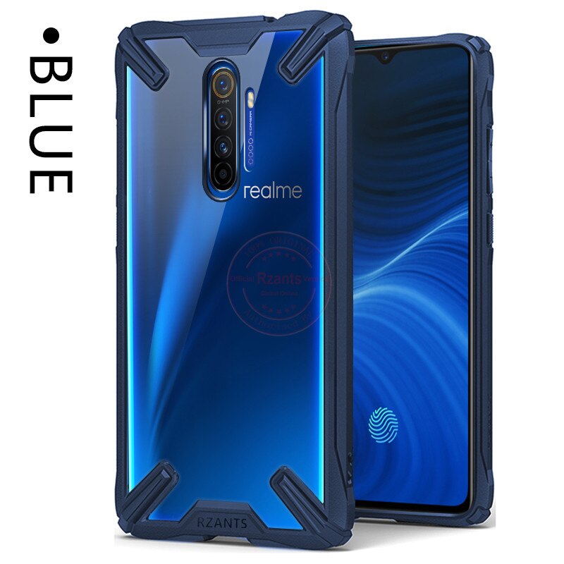 Volle schutzhülle silikon zurück abdeckung fall Für realme x2 pro fälle und abdeckungen shock proof shell: blue