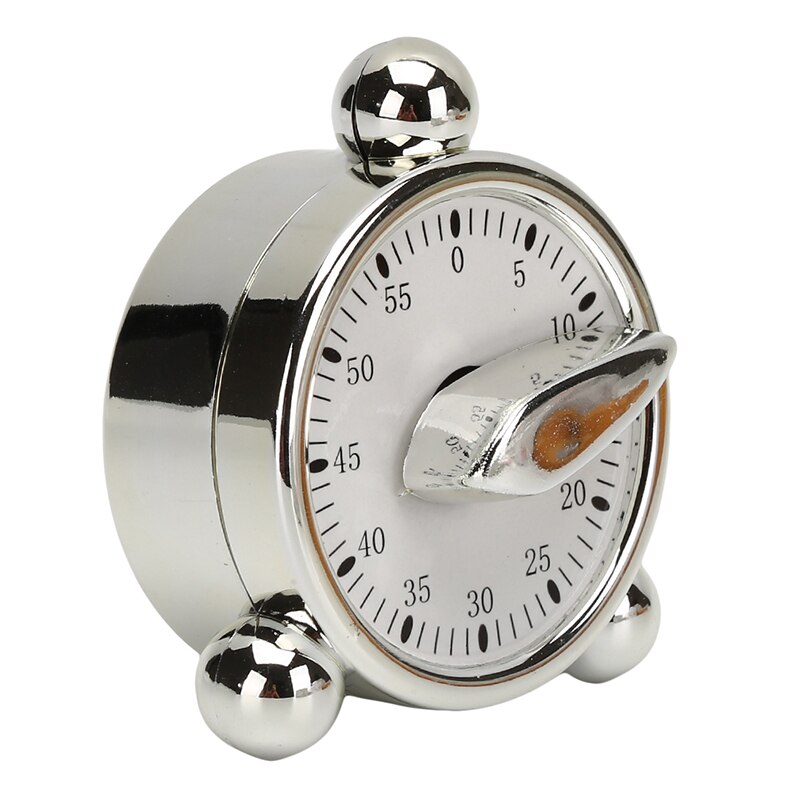 Kitchen Timer Mechanical Timer Small Alarm Clock Wind Up Student Time Manager Cooking Countdown Timer