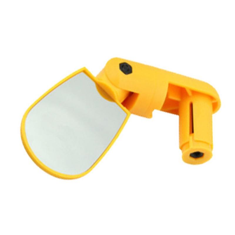 Bike Rearview Mirror Bicycle Accessories Cycling Road Mountain Bike Handlebar Wide Angle Rear Rotate View Mirrors 1pcs: yellow