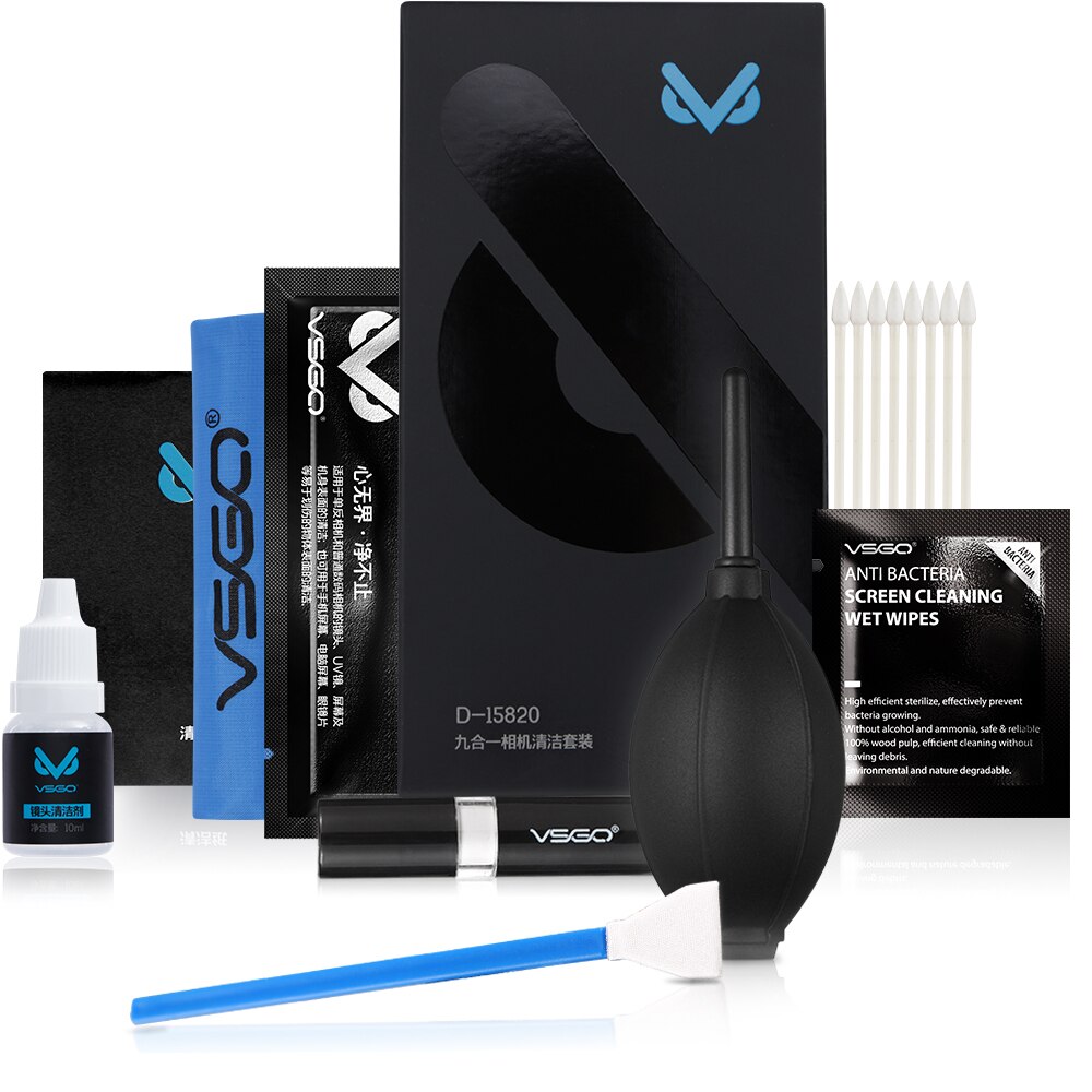 VSGO obiektyw aparatu zestaw robić czyszczenia D-15820 dla kamery cyfrowe obiektyw/czujnik/wizjer robić czyszczenia