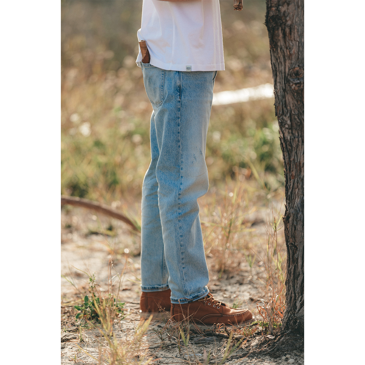 SIMWOOD-pantalones vaqueros rectos de talla – Grandado