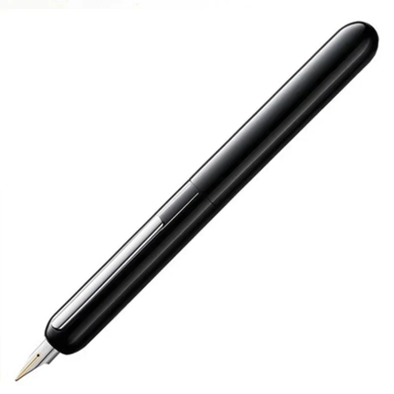 Penna stilografica wakaka red dot award dialog focus 3, penna a scatto con inchiostro e pennino in titanio nero e 14k punte in oro: Borgogna