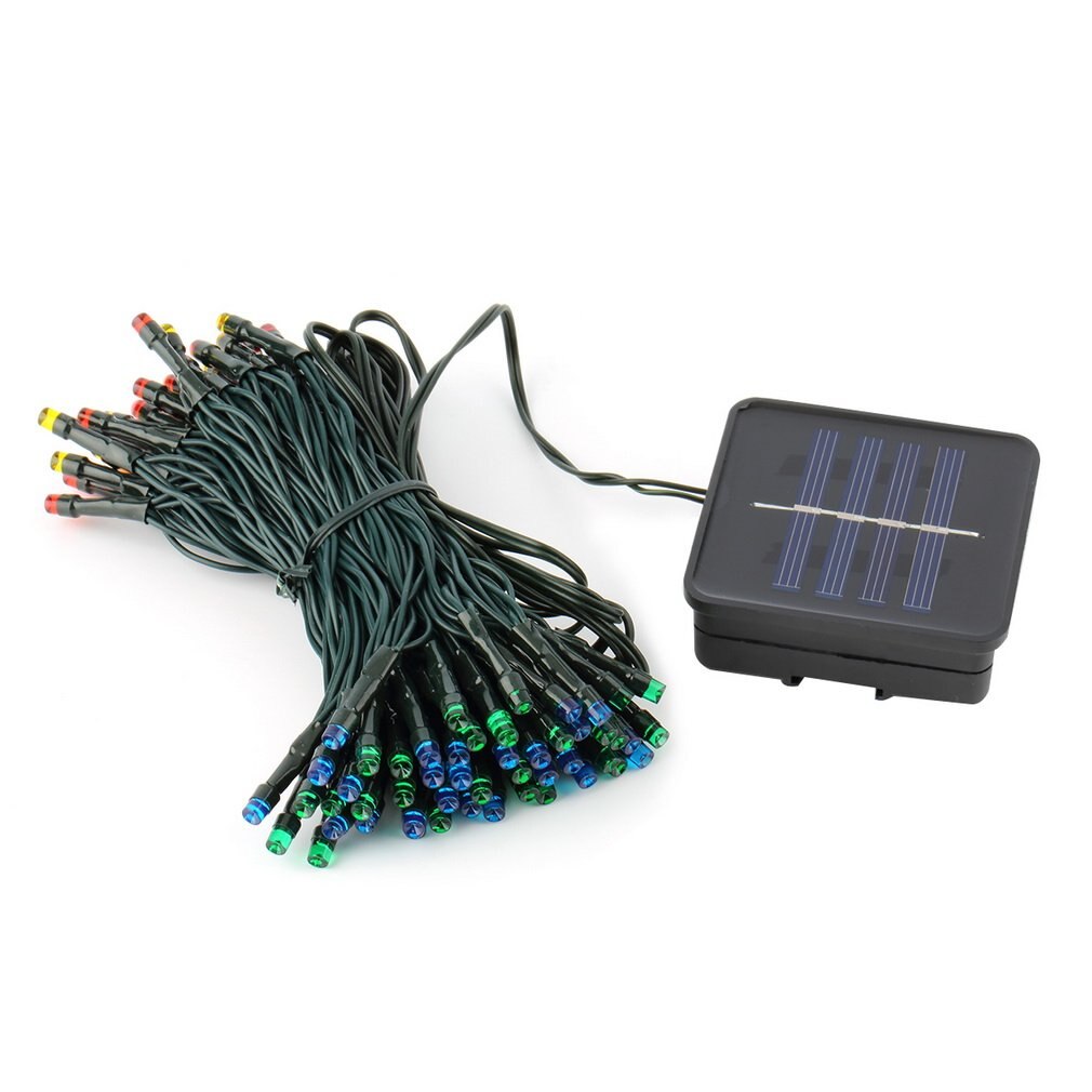 100 LED Solar Lights Outdoor Waterproof Fairy Lights Garlands Christmas Tree Solar Chain String Garden Decoration