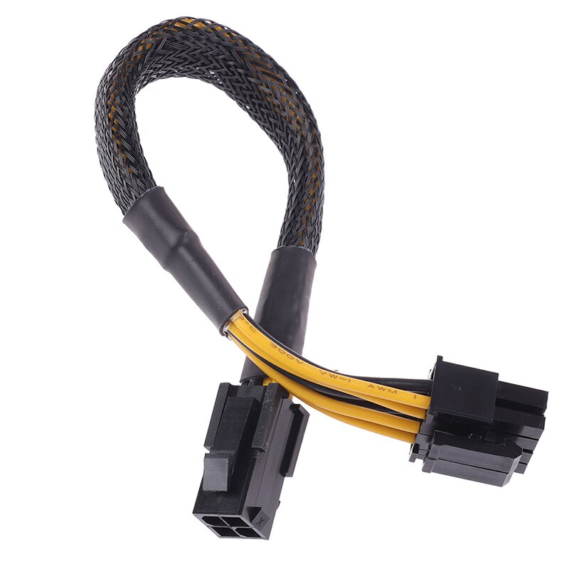 1Pc 20cm 4 Pin Male To 8 Pin Female CPU Power Converter Cable Lead Adapter 4Pin To 8pin Extension Wire