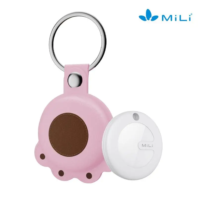Mili MiTag Bluetooth Tracker Go For IOS System Buscador de artículos y funciona con Google encuentra mi dispositivo AirTag Nuevas llegadas en 2025: Rosa