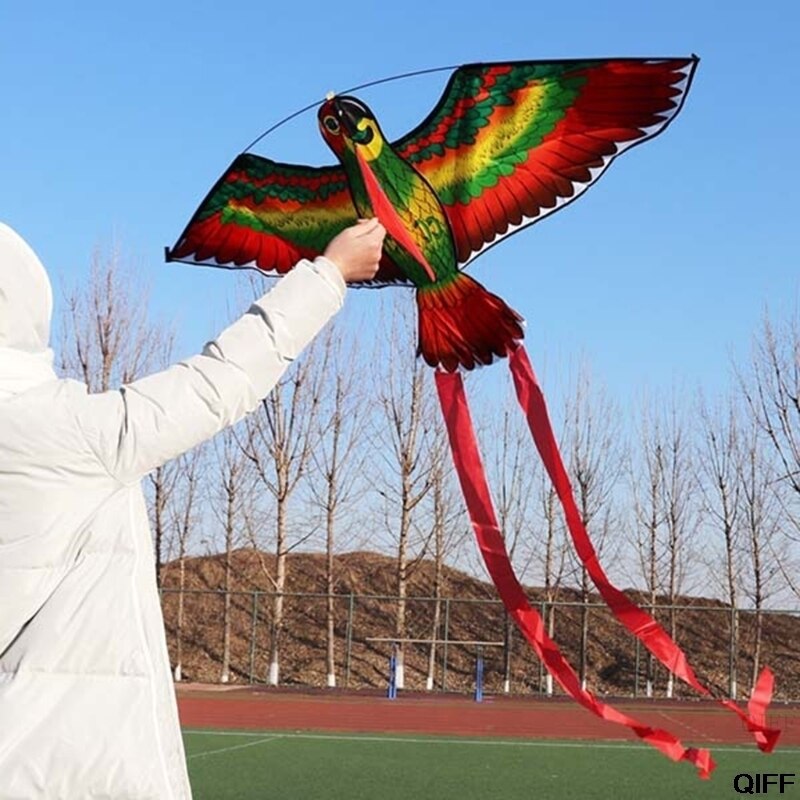 Papegøje kite fugl kites udendørs kites flyvende legetøj kite for børn børn kan 06