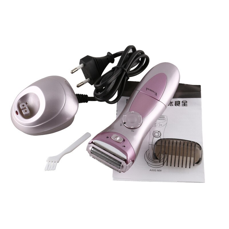 Epilator Hair Removing Whole Body Washable Lady Shaver Dry / Wet Shave Cordless Use Face Care Tools 110V-240V D35: no box