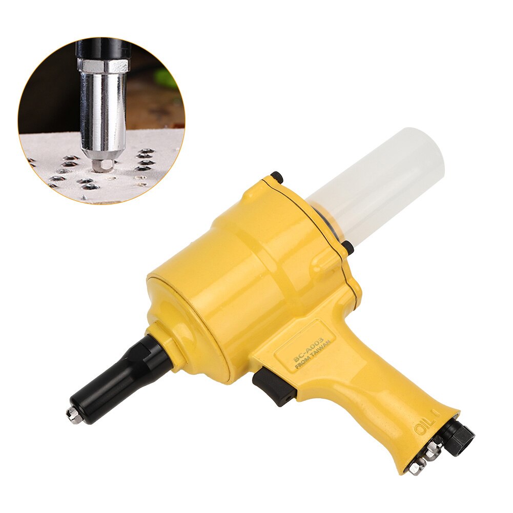 Pneumatische Klinknagel Machine Air Klinkhamer Lichtgewicht Houtbewerking Klinkgereedschap Shock-Proof 2-Klauw Pneumatische Nagel Trekken Tool