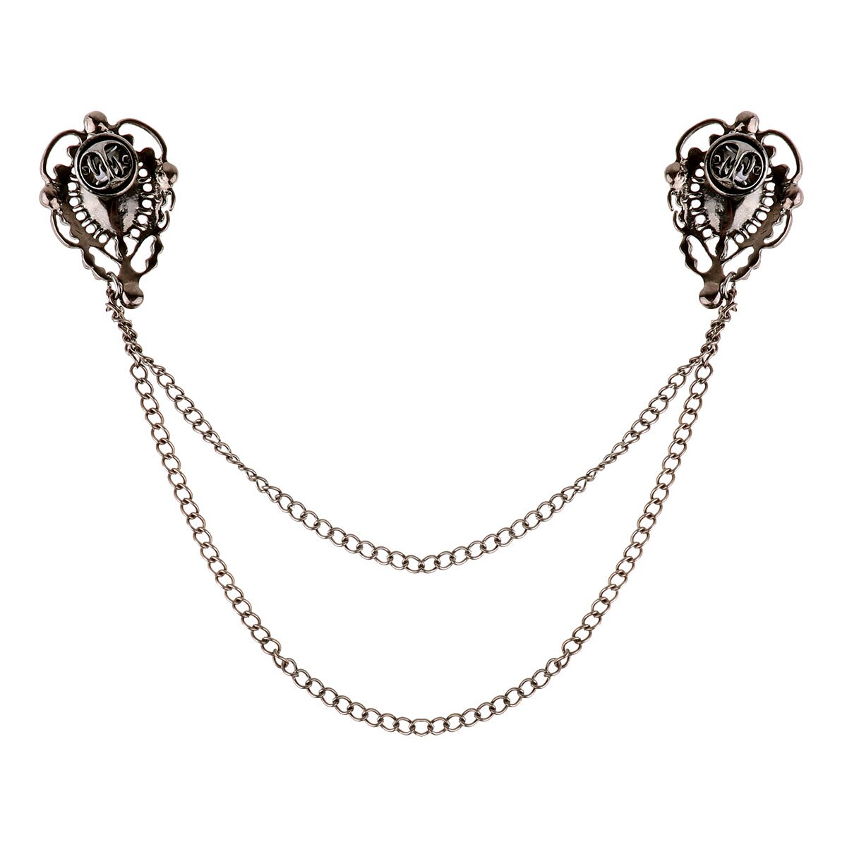 Antique rétro broche broche 4 Styles broche en métal pour Cape/Cape fermoir pull châle chaîne Clips vêtements bijoux décoration