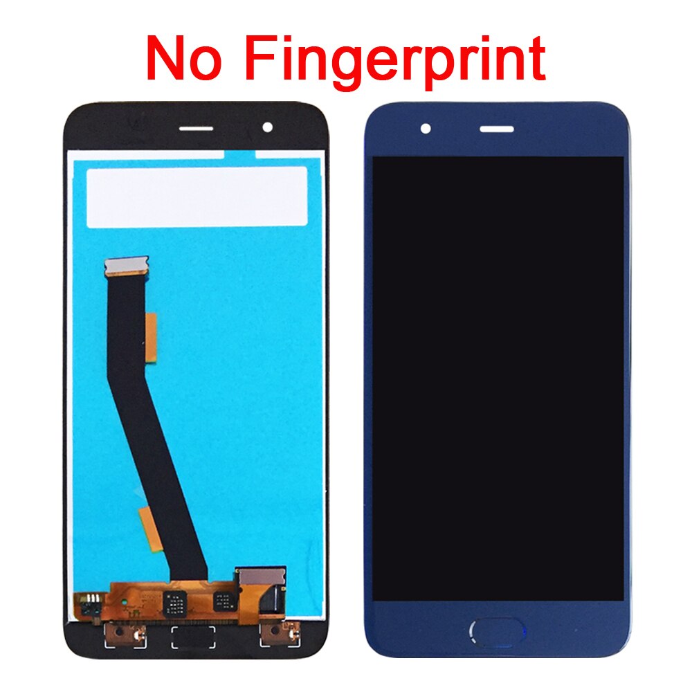 Voor Xiaomi Mi6 Lcd-scherm + Touch Screen Digitizer Vergadering Voor 5.15 "Xiaomi Mi6 Lcd Vervanging Xiaomi 6 Lcd met Vingerafdruk: Blue No Fingerprint