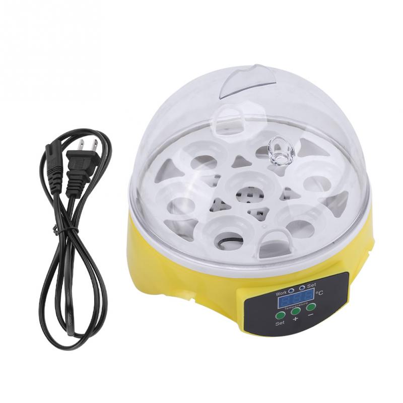 Digital 7 Eggs Incubator For Bird Egg Broedmachine Chicken Duck Quail Birds Egg Hatcher Electronic Incubator Tools: Default Title