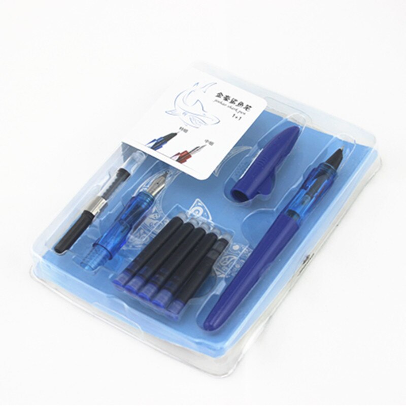 2 stücke Feder 5 stücke Blau tinte jinhao Serie Süssigkeit Farbe Brunnen Stift farbe serie neue Auflistung brunnen stift: S