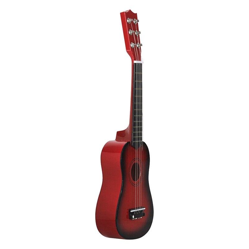 21 inch 6 -snarige kleine mini-gitaar lindehouten gitaar met plectrumsnaren muziekinstrument speelgoed voor kinderen
