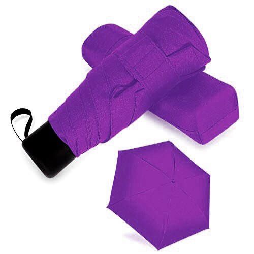 9 Kleuren Paraplu Regen Vrouwen Paraplu Academy Opvouwbare Parasol Paraplu Mini Pocket Paraplu Kinderen Paraplu Parasol: Purple