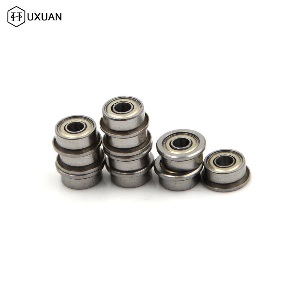 10pcs/Lot F693ZZ F693 ZZ Flange Bearing Deep Groove Ball Bearing Mini Ball Bearing 3x8x4mm