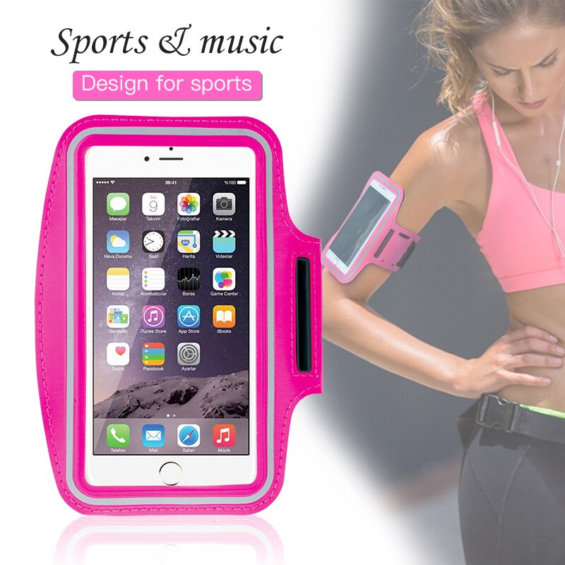 Waterproof Sports Running Wristband 4.0-6.5 inch Mobile Phone Armband Case for iPhone XS MAX X 8 Plus Xiaomi Case Phone holder