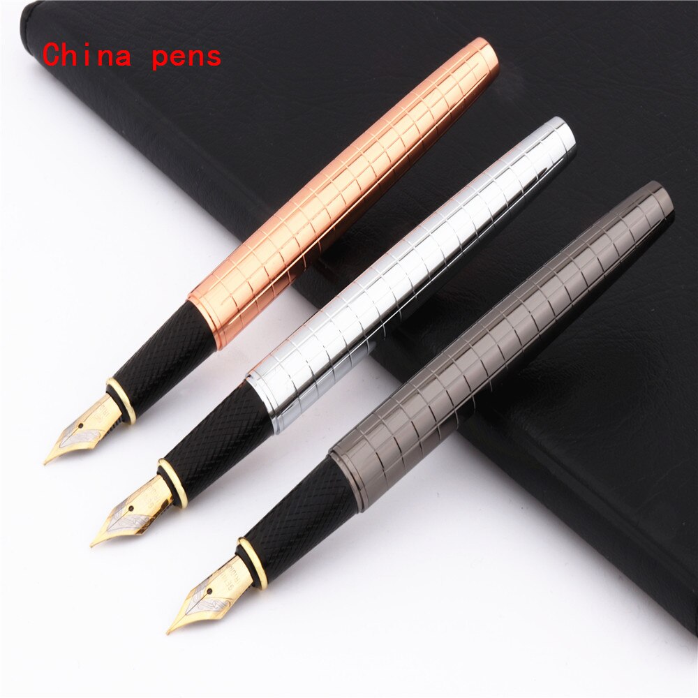 3 STKS Jinhao vulpen #6 penpunt (extra fijne, fijne, middelgrote penpunt) voor 100, 9036, 9056, X350, X850 Series, zilveren kleur