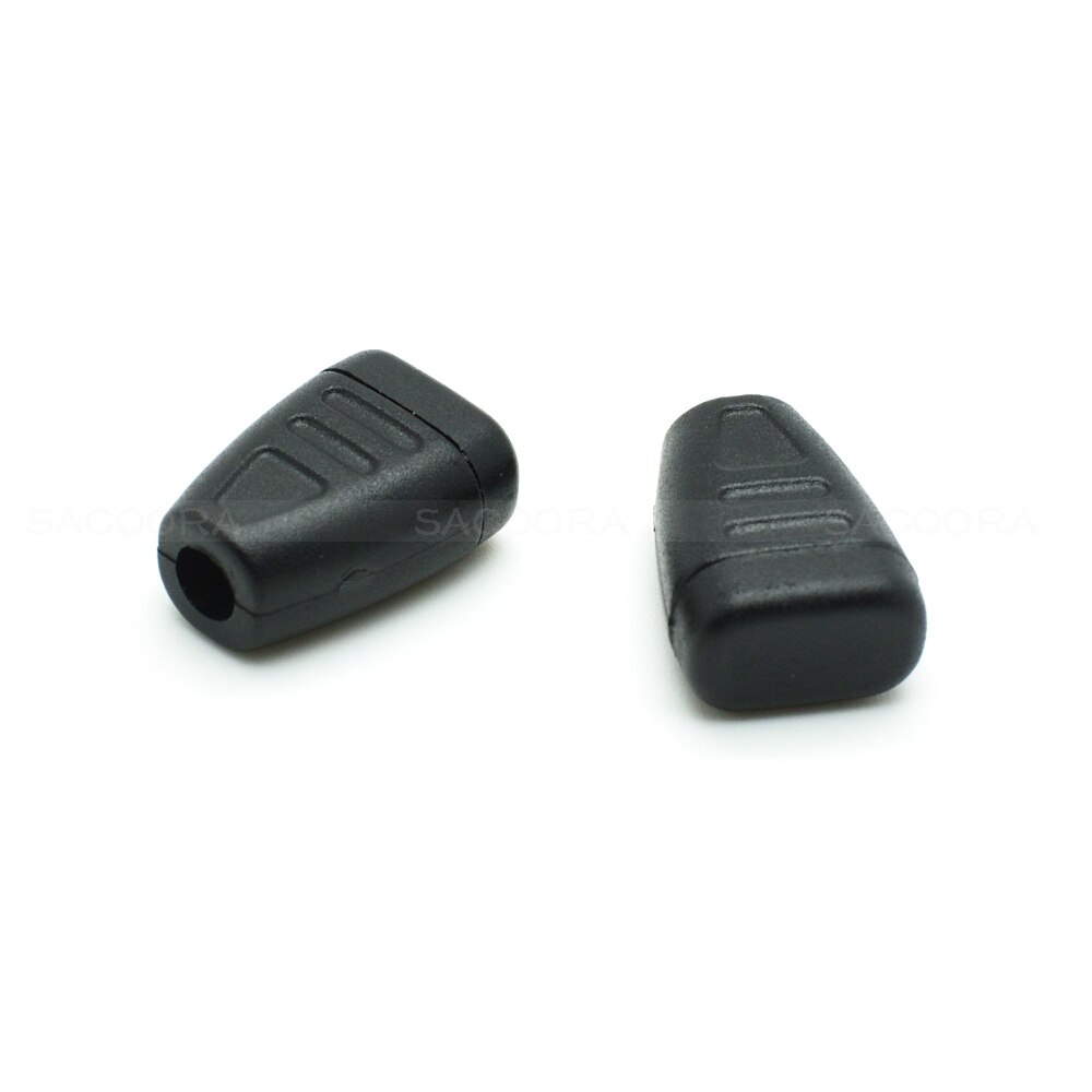 Zip Clip Buckle Zipper Pulls Cord Rope Ends Lock Black For Clothing accessories PARACORD DIY