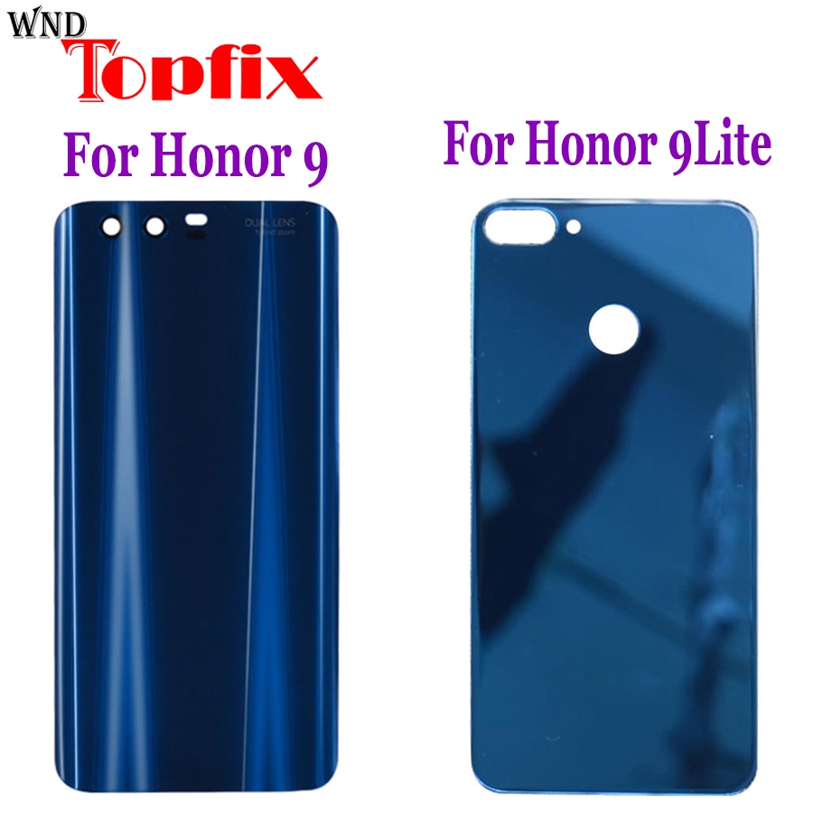 For Huawei honor 9 Back Battery Cover Door Rear Glass Housing Case 5.15" For Huawei honor 9 Lite Battery Cover honor 9 housing