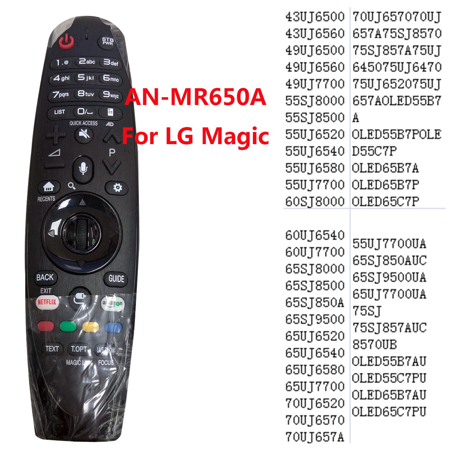 Voice For LG Magic TV Remote Control AN-MR650A AN-MR18BA AN-MR19BA MR20GA Original 43UJ6500 43UK6300 UN8500 UM7600