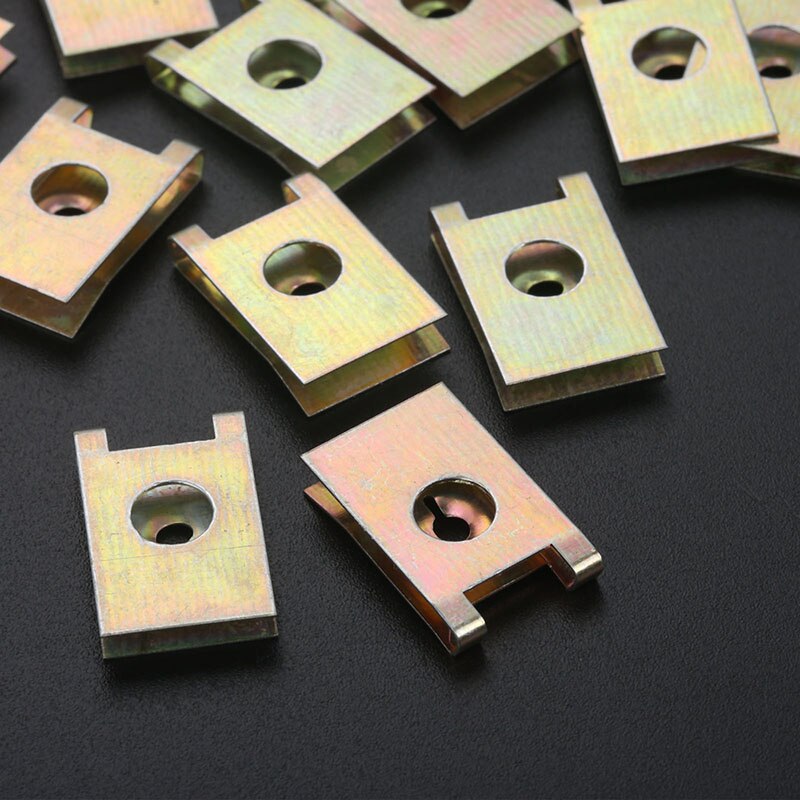 Rustproof U#8209;Clips Nut Assortment, Automotive Interior Panel