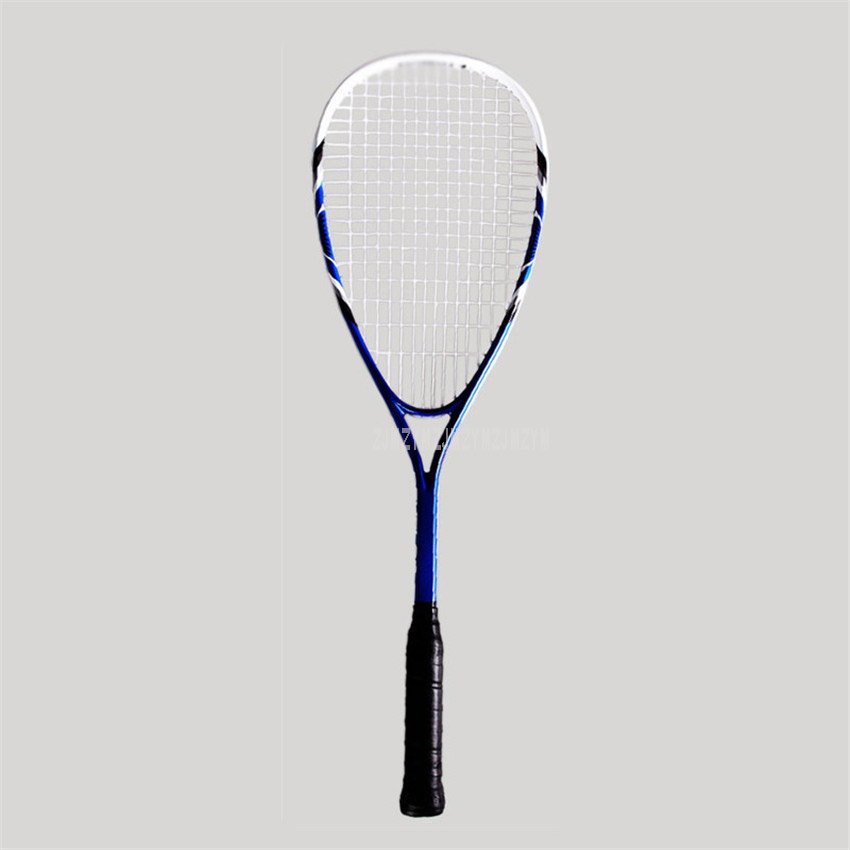 Lightweight Single Squash Racket Sport Training Aluminum Carbon Fiber Beginner Wall Racket With String FCSQ-01