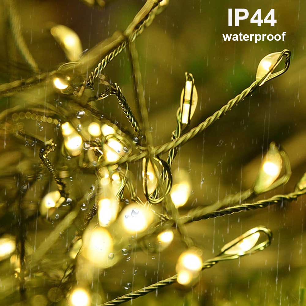 1000LED Cluster Garland Lamps Solar String Lights Festoon Christmas Tree Outdoor Fairy String Lights for Wedding Indoor Decor