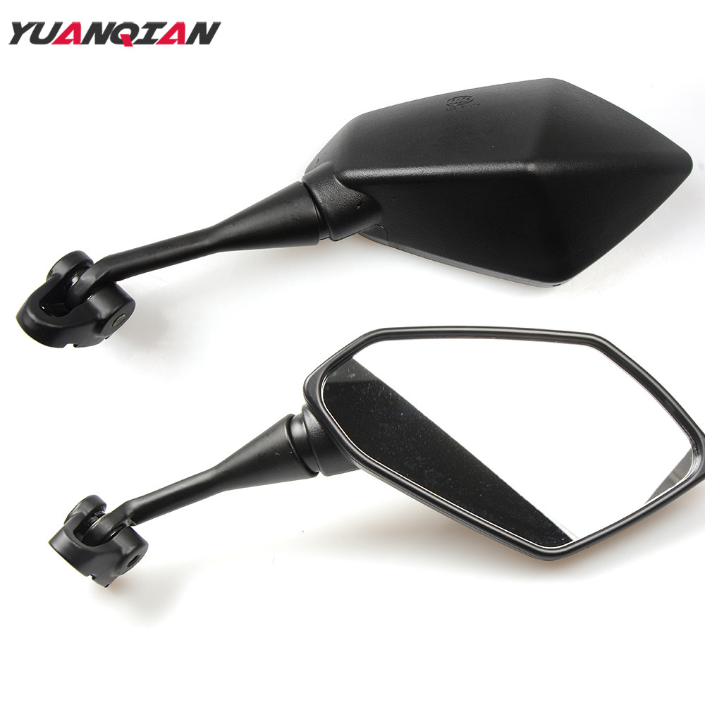 Motorcycle Mirror Black Moto Rearview Side Mirror For Yamaha YZF600 YZF R1 R6 R3 R125 R25 R15 2003 2004 2005 2006 2007