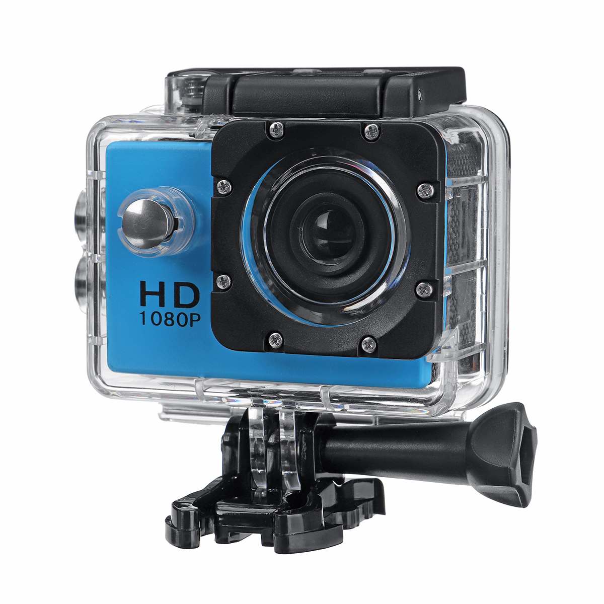 Sports Camera 1080P 4K 2.0'' Waterproof Recorder Sj4000 LCD Screen Outdoor Skiing Driving Sport DV Camcorder Multifunctional: Blue