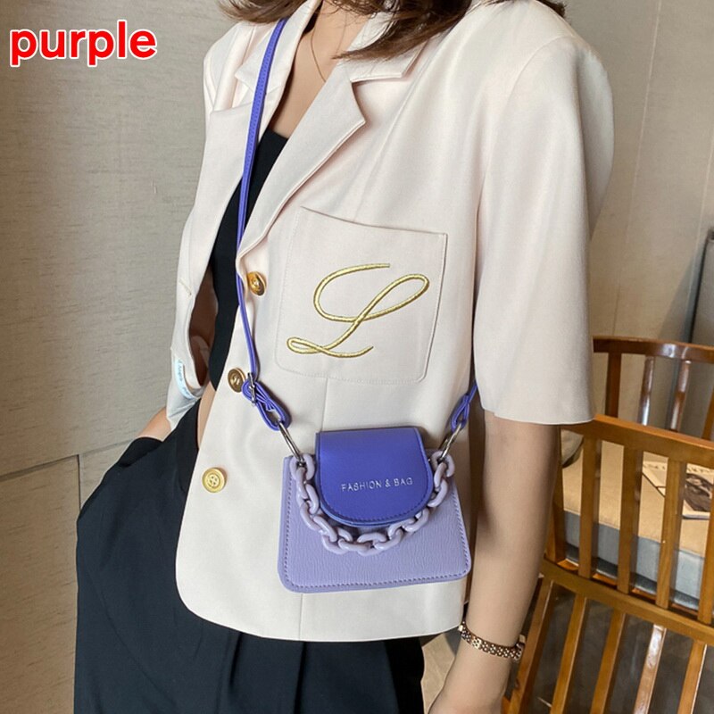 Women Waist Bags Diamonds Ladies Fanny Pack Chest Bag Banana Rhinestone Chain Crossbody Shoulder Bags Belt Bags Girls: C-purple