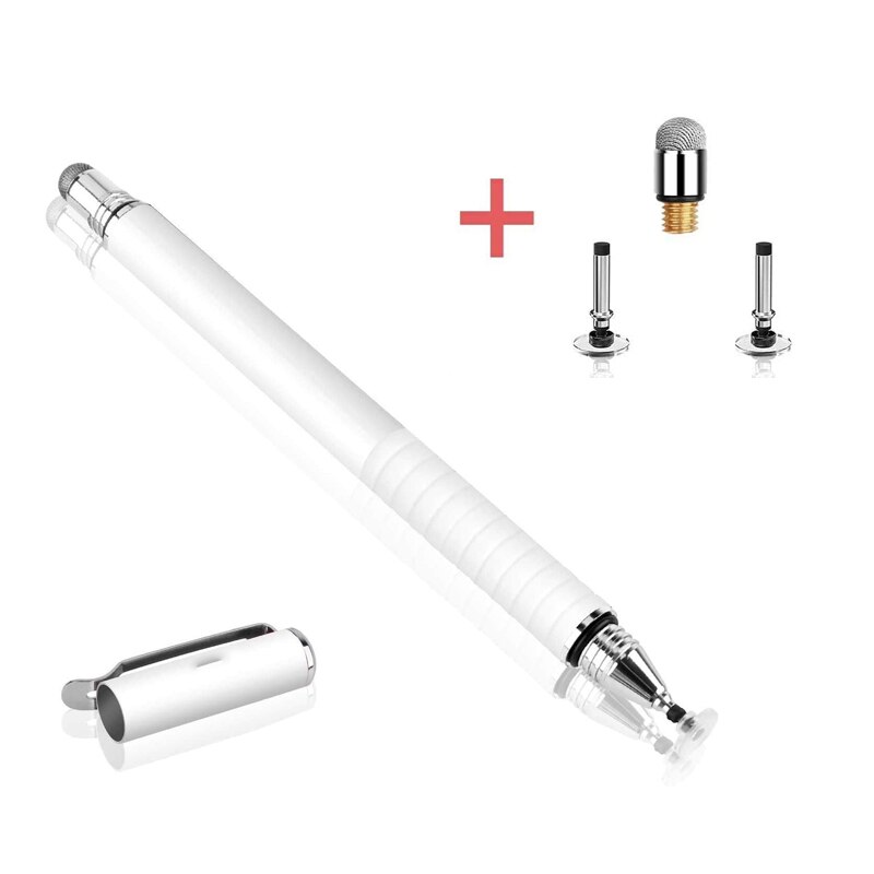 Disc Stylus Touch Screen Capacitieve Pen Voor Iphone /Ipad/Android Smartphones Hoge Precisie Multi-Functie pen: Beige