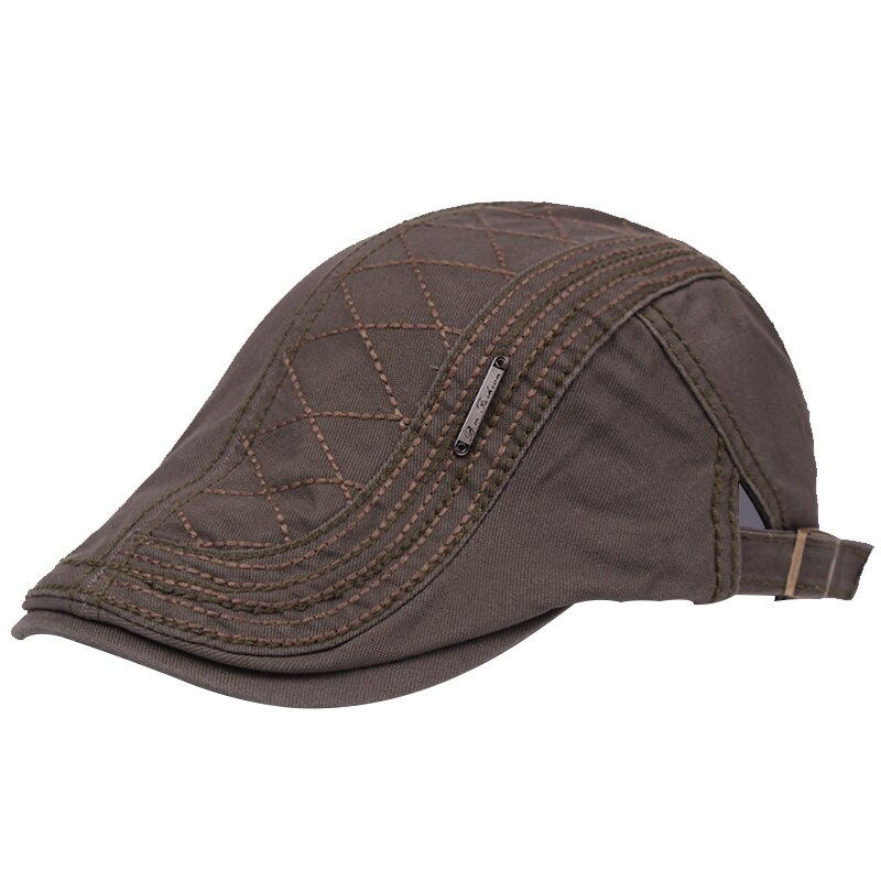 Boina plana a la para hombre, gorro plano de que combina con todo, de newsboy, retro, informal, pintor, novedad de