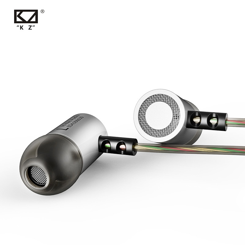KZ – écouteurs stéréo en métal, oreillettes basses, hi-fi, DJ, avec Microphone, pour téléphone portable, moniteur d&#39;oreille MP3 MP4, ED4
