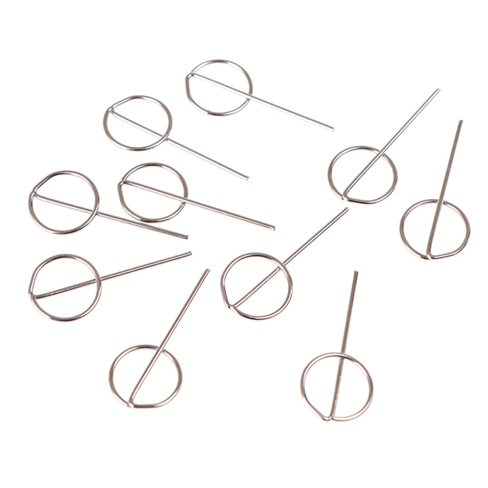 10Pcs Universal Voor Sim Card Tray Removal Eject Pin Key Tool Naald Voor Smart Phone Laptop Tablet