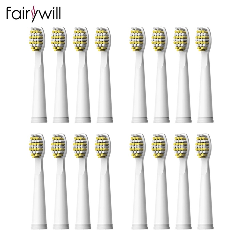 Fairywill Sonic Electric Toothbrushes Replacement Heads Toothbrush Heads Sets Interdental Brush Headsfor FW-507 FW-508 FW-917: AE-FW-05-4