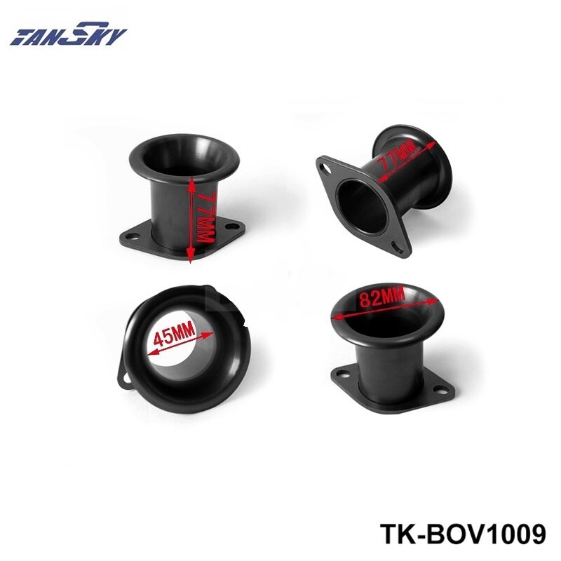Lila svart aluminium turbo fläns turbo inlopp-bov botton tk-bov 1009